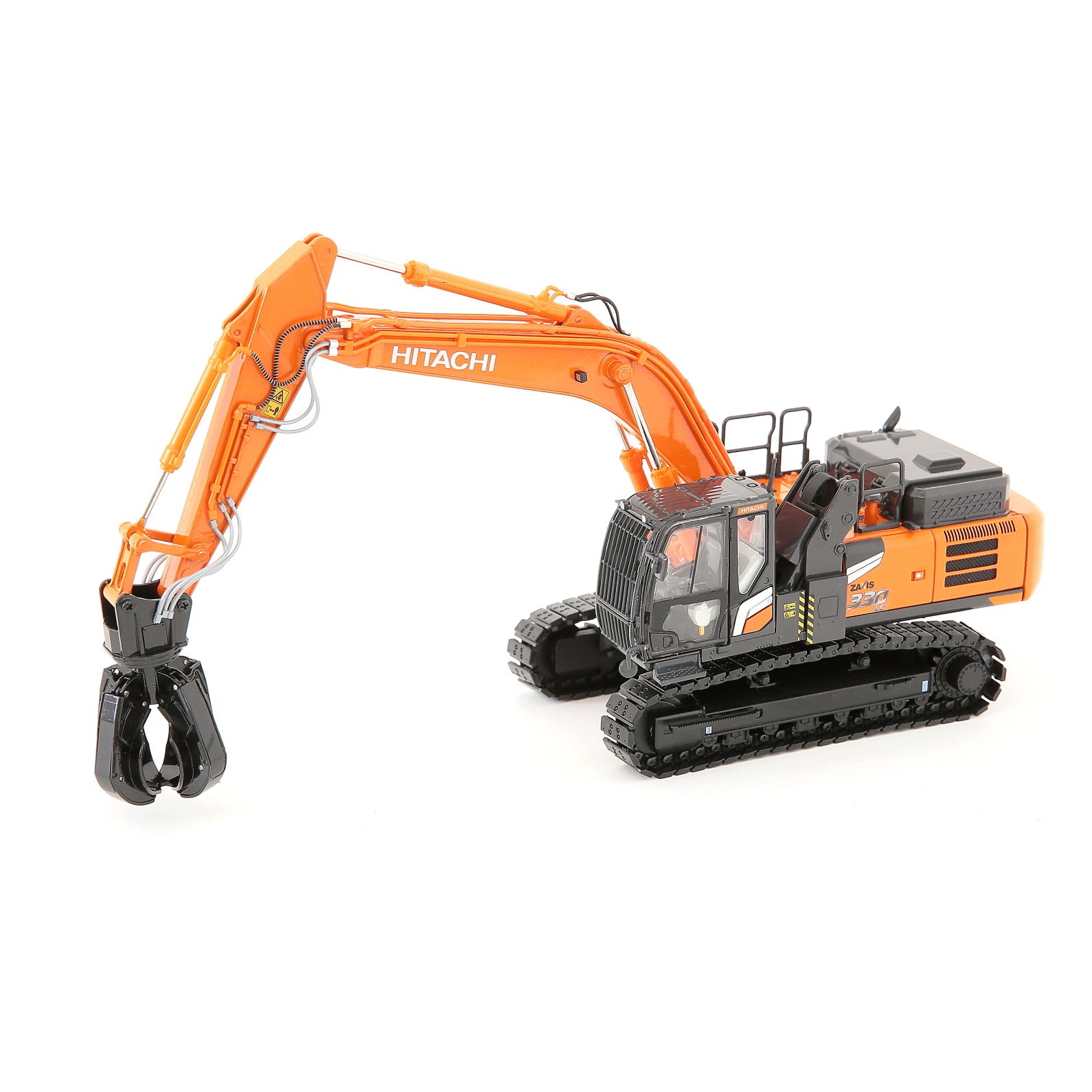 可動式ハイキャブ搭載 グラップル仕様機スケールモデル発売 | 日立建機