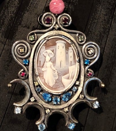 ユルバン ユシェ オリジナルリトグラフ 額装 モンマルトルからの風景