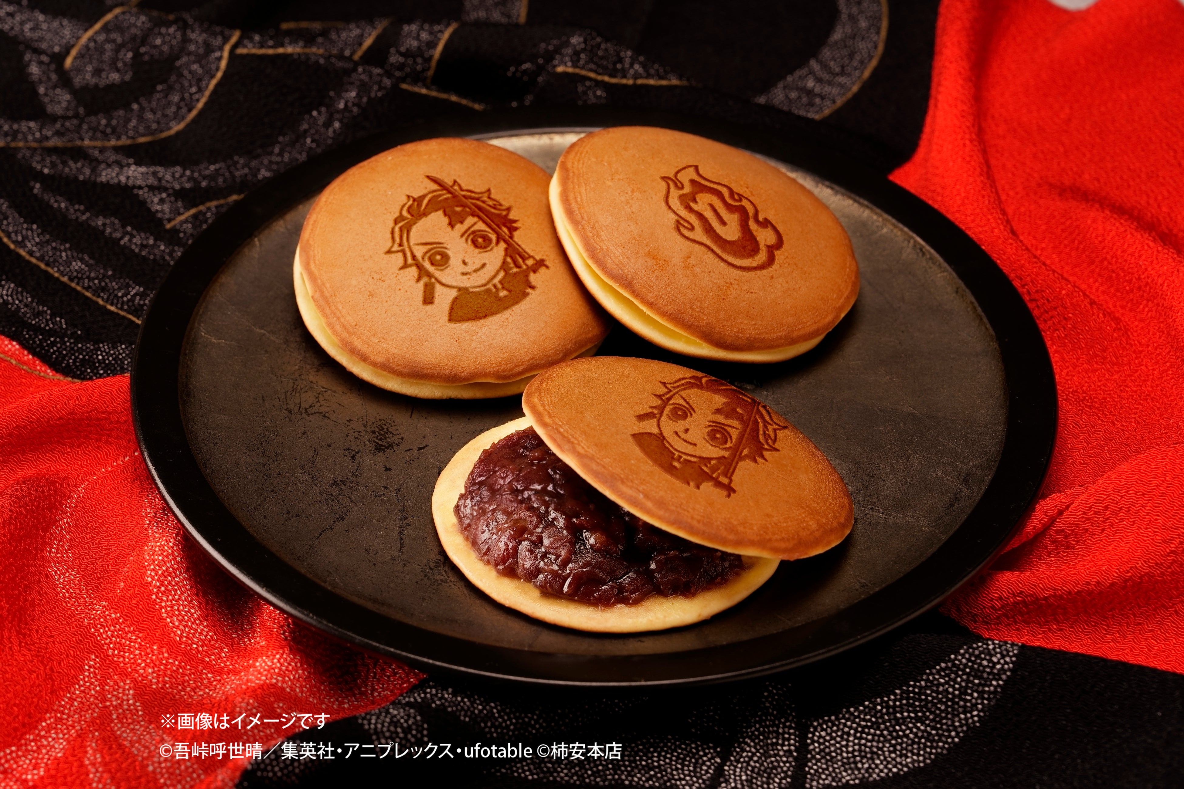 柿安 口福堂の人気商品「どら焼」がアニメ「鬼滅の刃」デザインで登場
