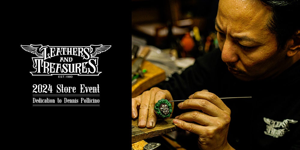 繊細なアンティークジュエリーの世界観を表現する「Leathers and