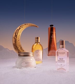 ロクシタン】“光の魔法”がテーマの2025年ホリデーコレクションから夜の