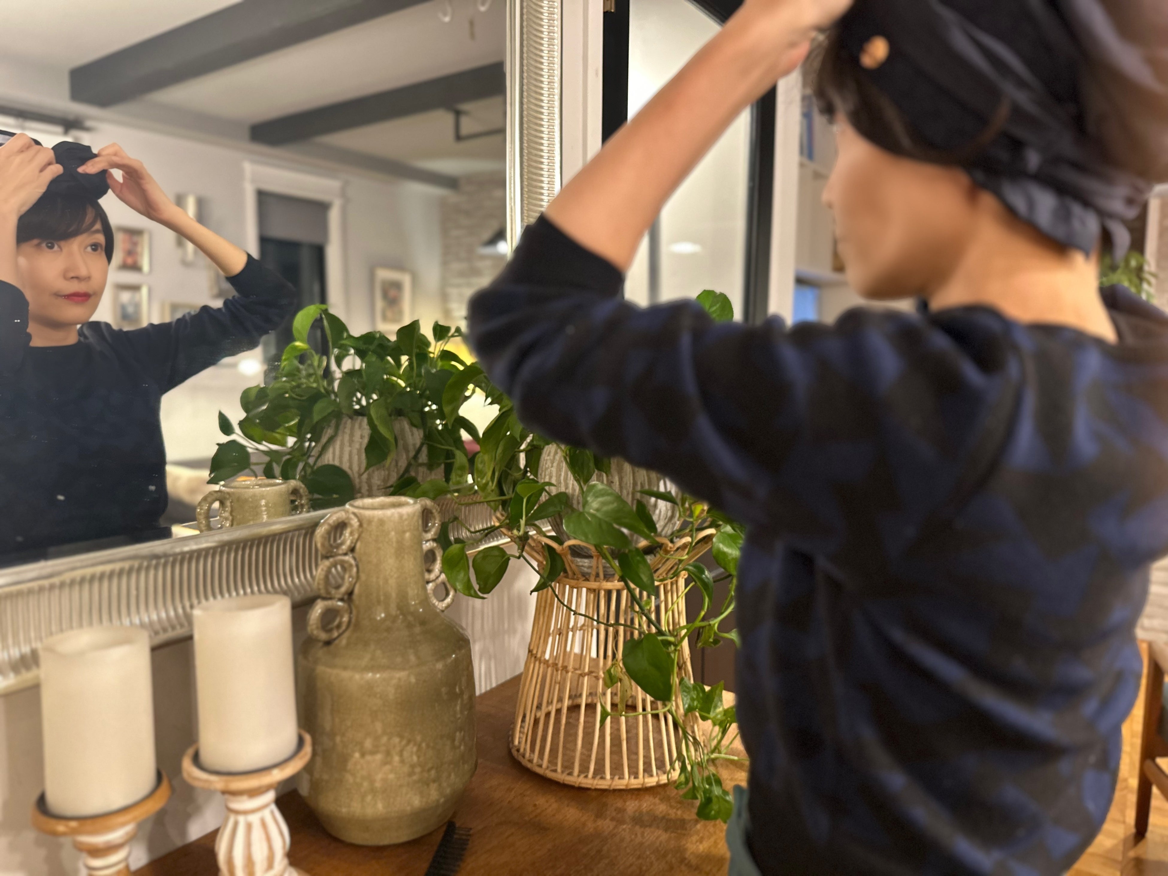 前髪ウィッグ付き医療用ケア帽子 【BAREN（バレン）】が初の試着会