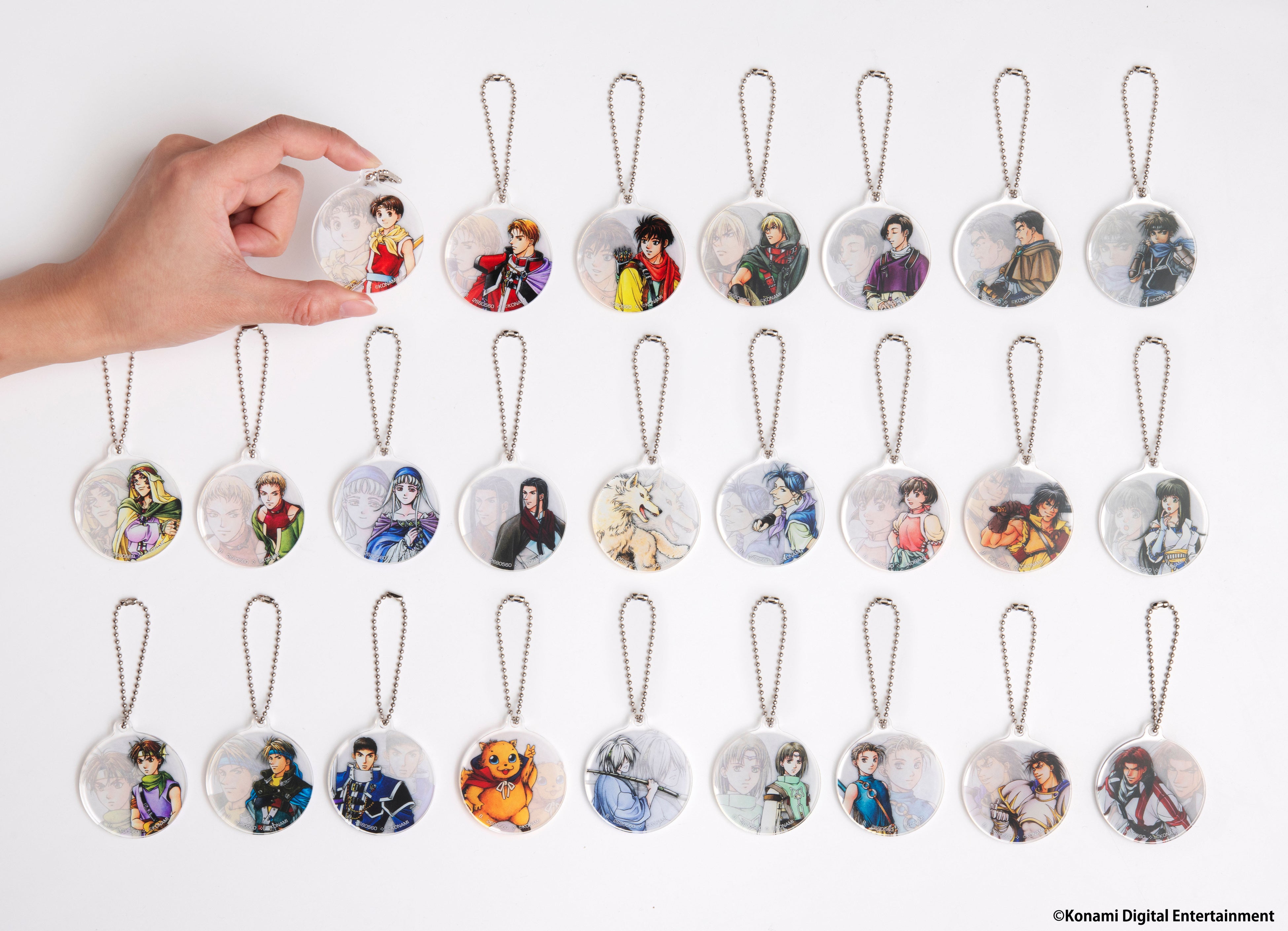 幻想水滸伝Ⅱ カプセル商品化総選挙」で選ばれた上位25キャラクターが