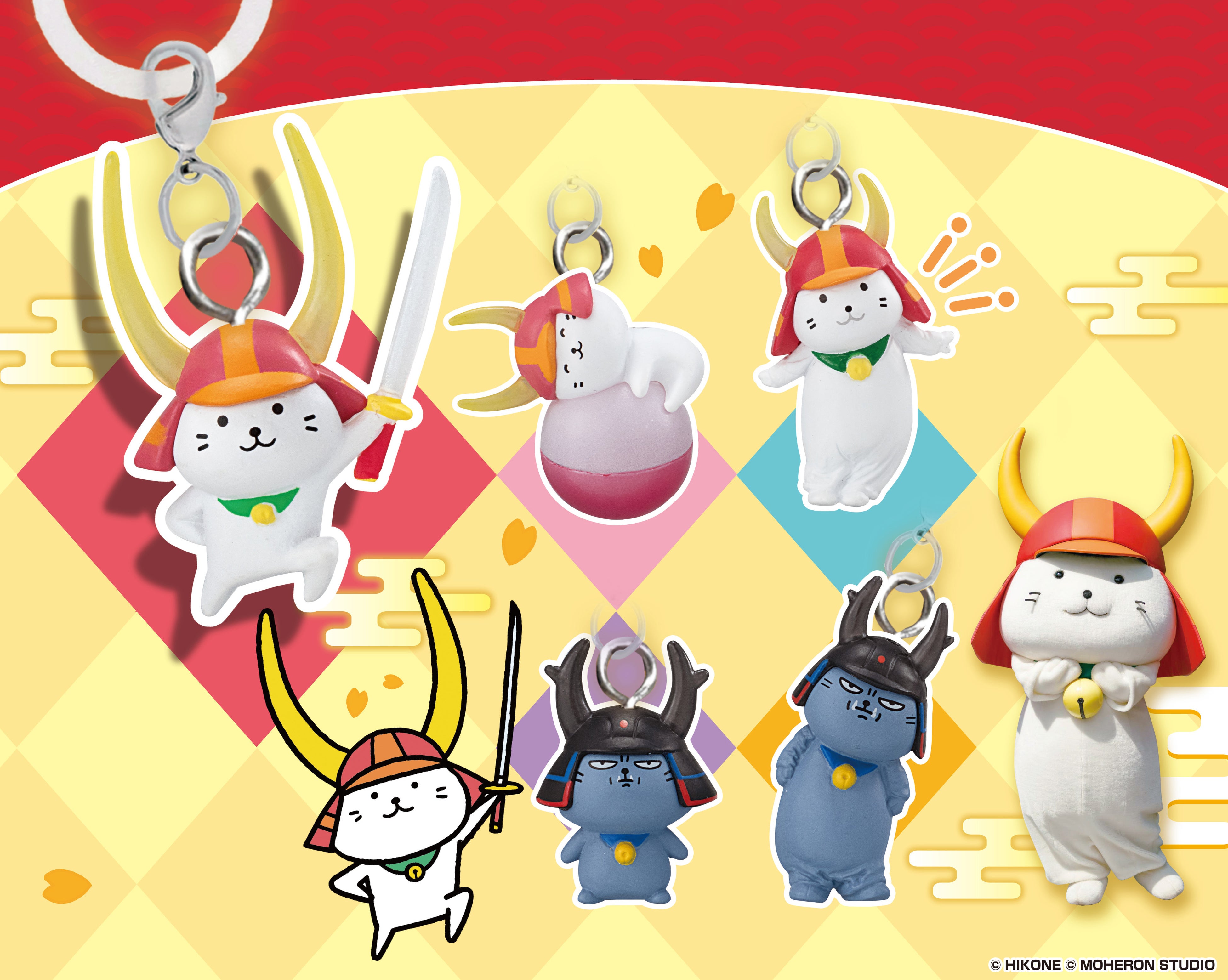 滋賀県彦根市のご当地キャラクターがガシャポン®『ひこにゃん めじるし