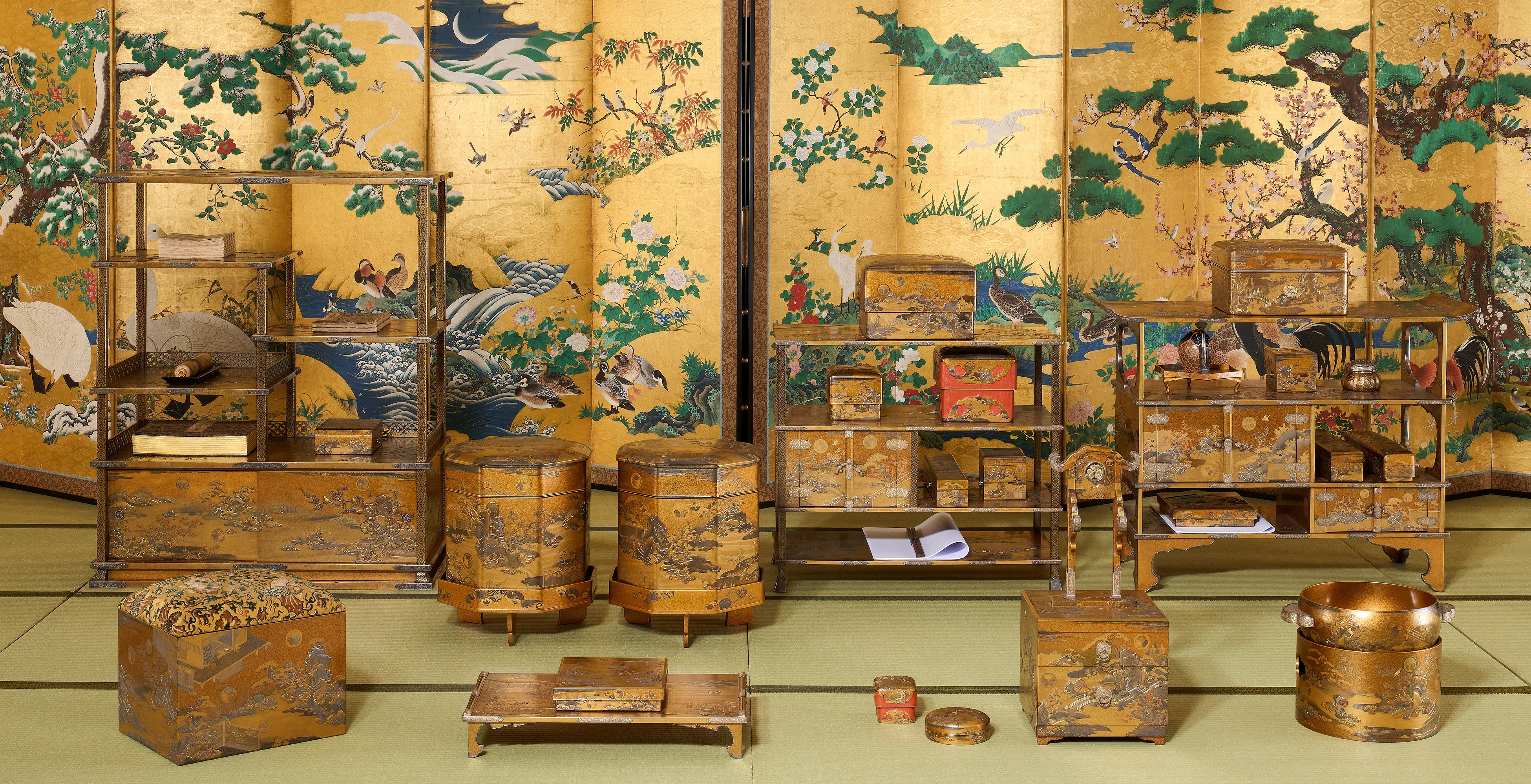 日本一豪華な嫁入り道具 国宝「初音の調度」を10年振りに一挙公開