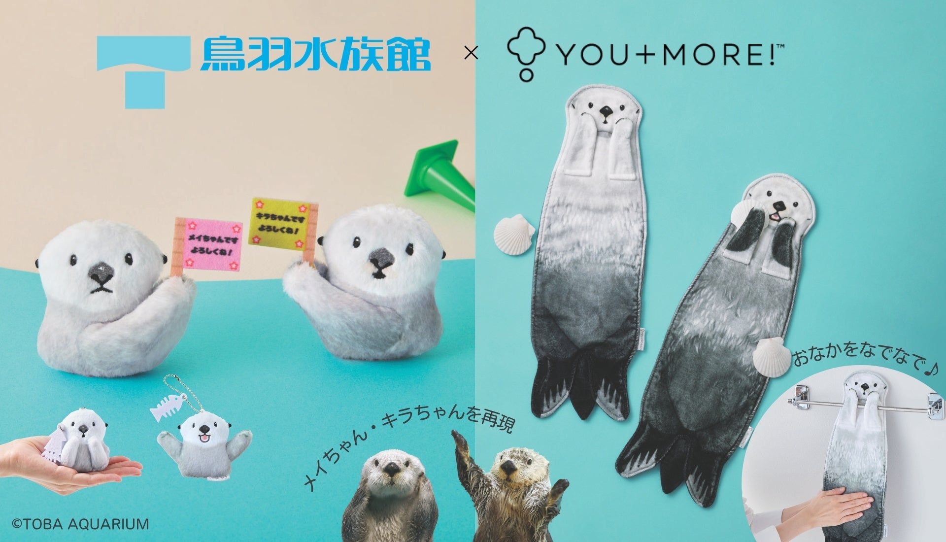 ラッコのメイちゃん＆キラちゃんを再現！鳥羽水族館監修・おなかをなで