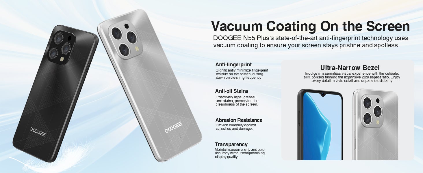 2500円特別割引中】DOOGEE 2024年9月新品登場 SIMフリーの「N55PLUS