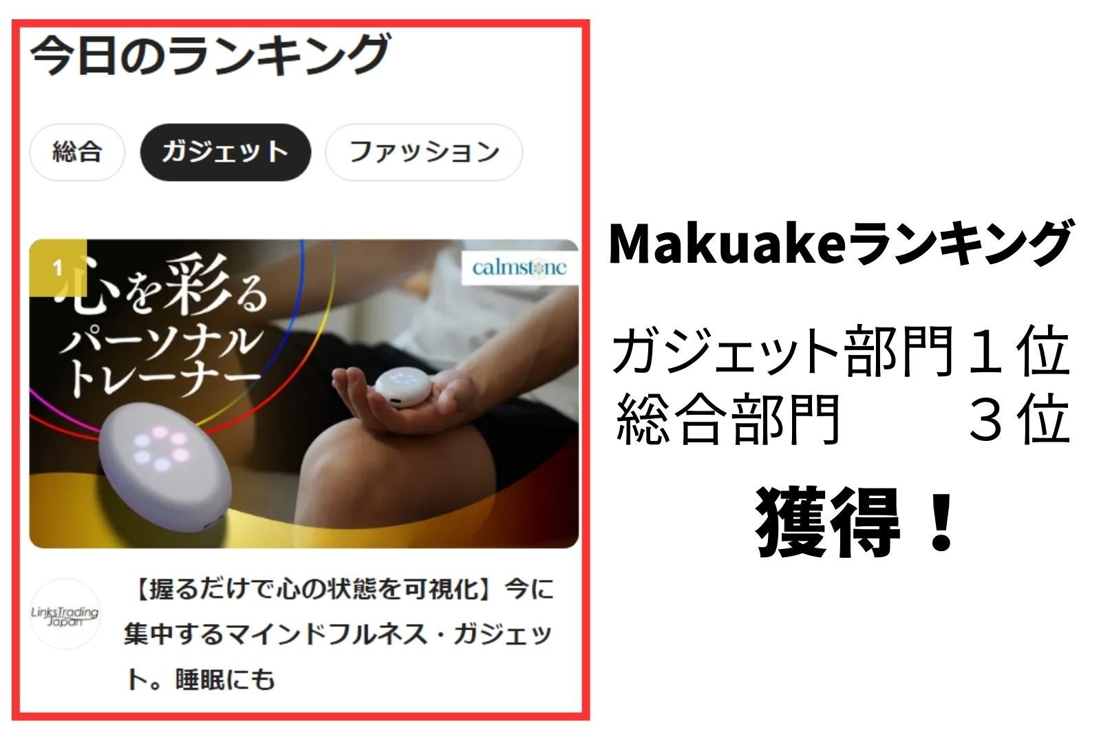 握るだけで心の状態を可視化】今に集中するマインドフルネス