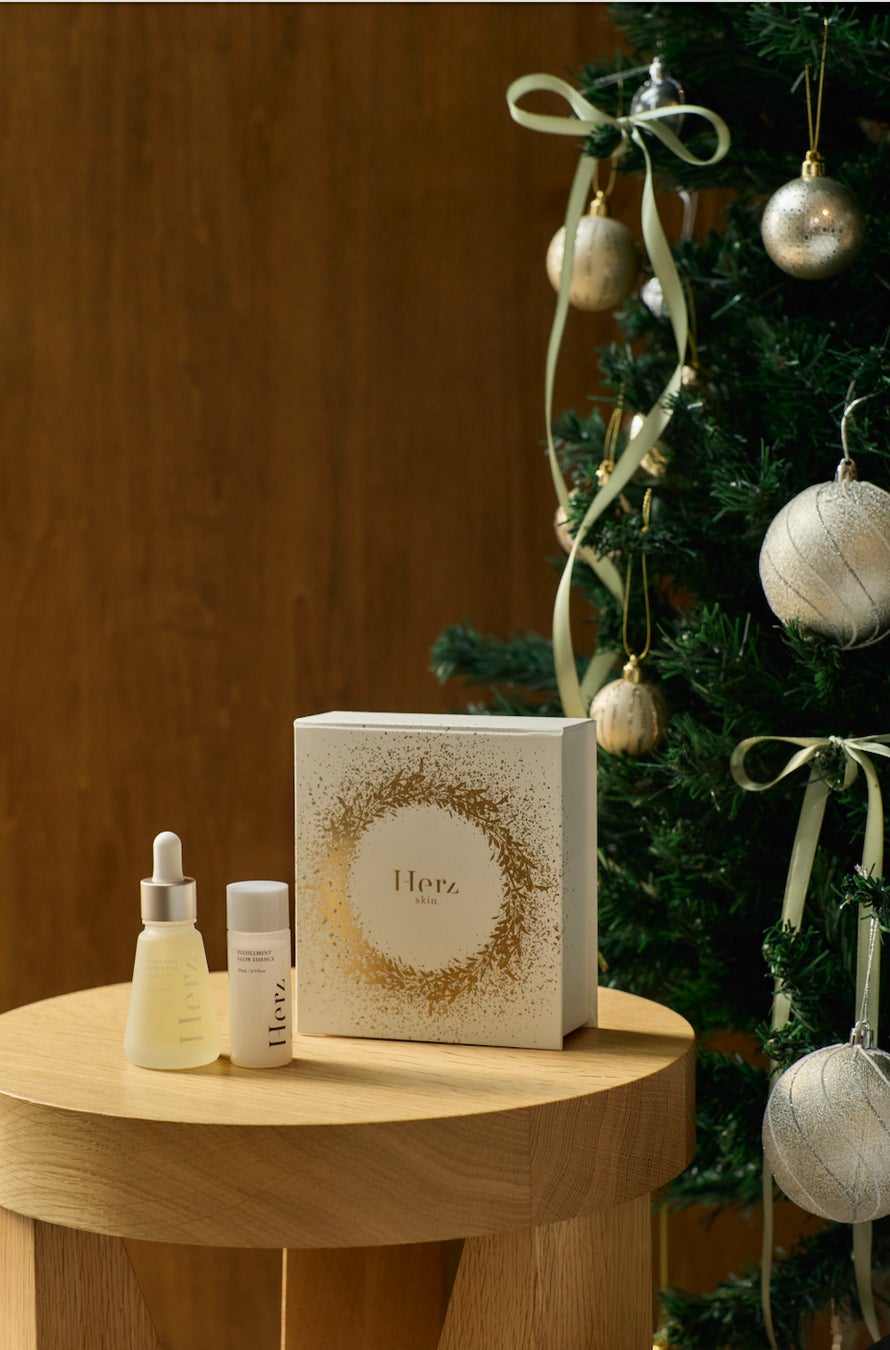 舟山久美子のスキンケアブランド「Herz skin」より、2025年ホリデー