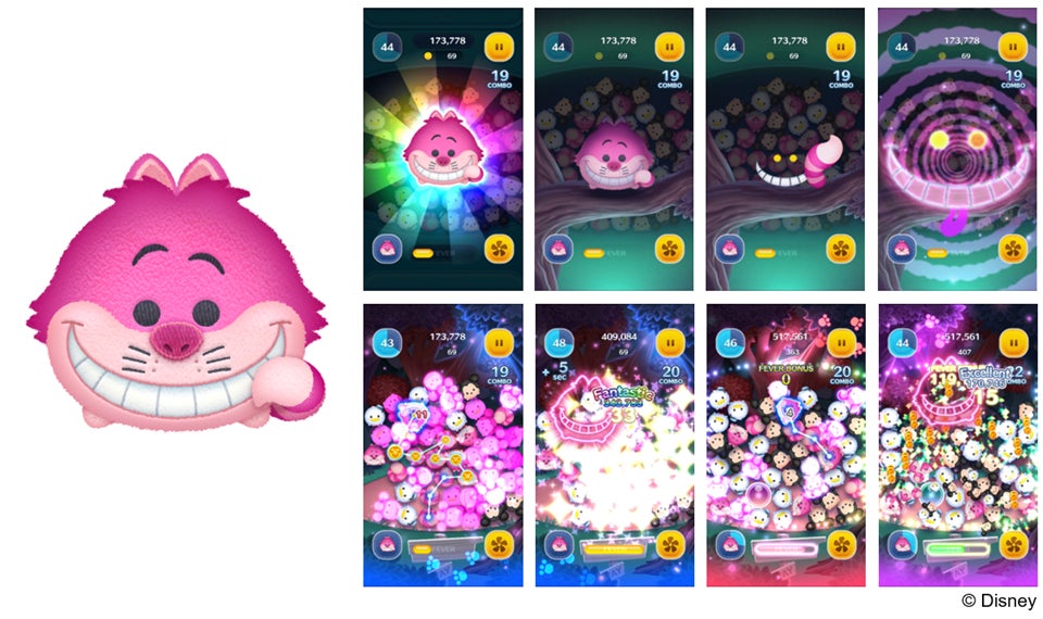 LINE GAME】『LINE：ディズニー ツムツム』、4月は『ふしぎの国の