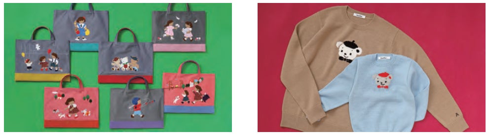 ファミリアのブランドブック『wish list』が阪急うめだ本店を彩る