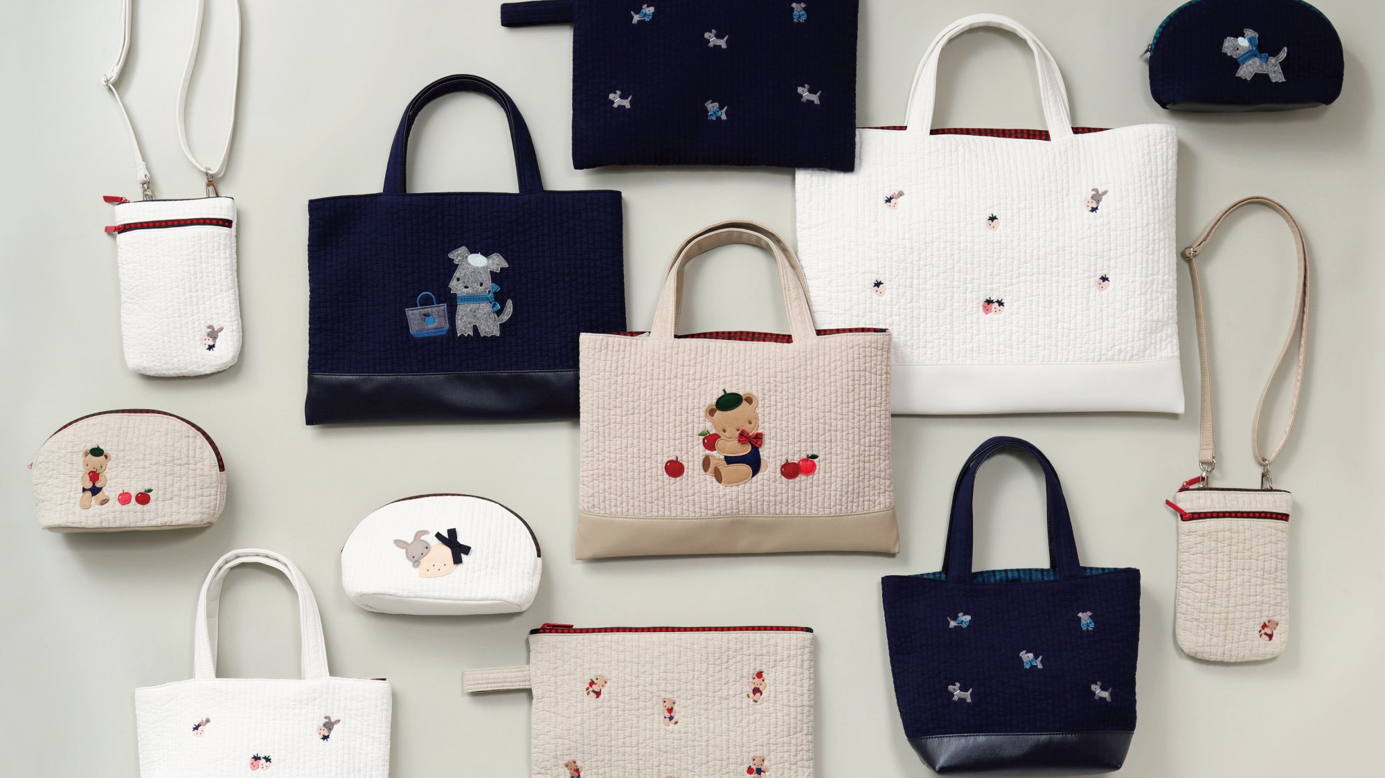 ファミリアと韓国の伝統的な生地「ヌビ」を使用したバッグブランド