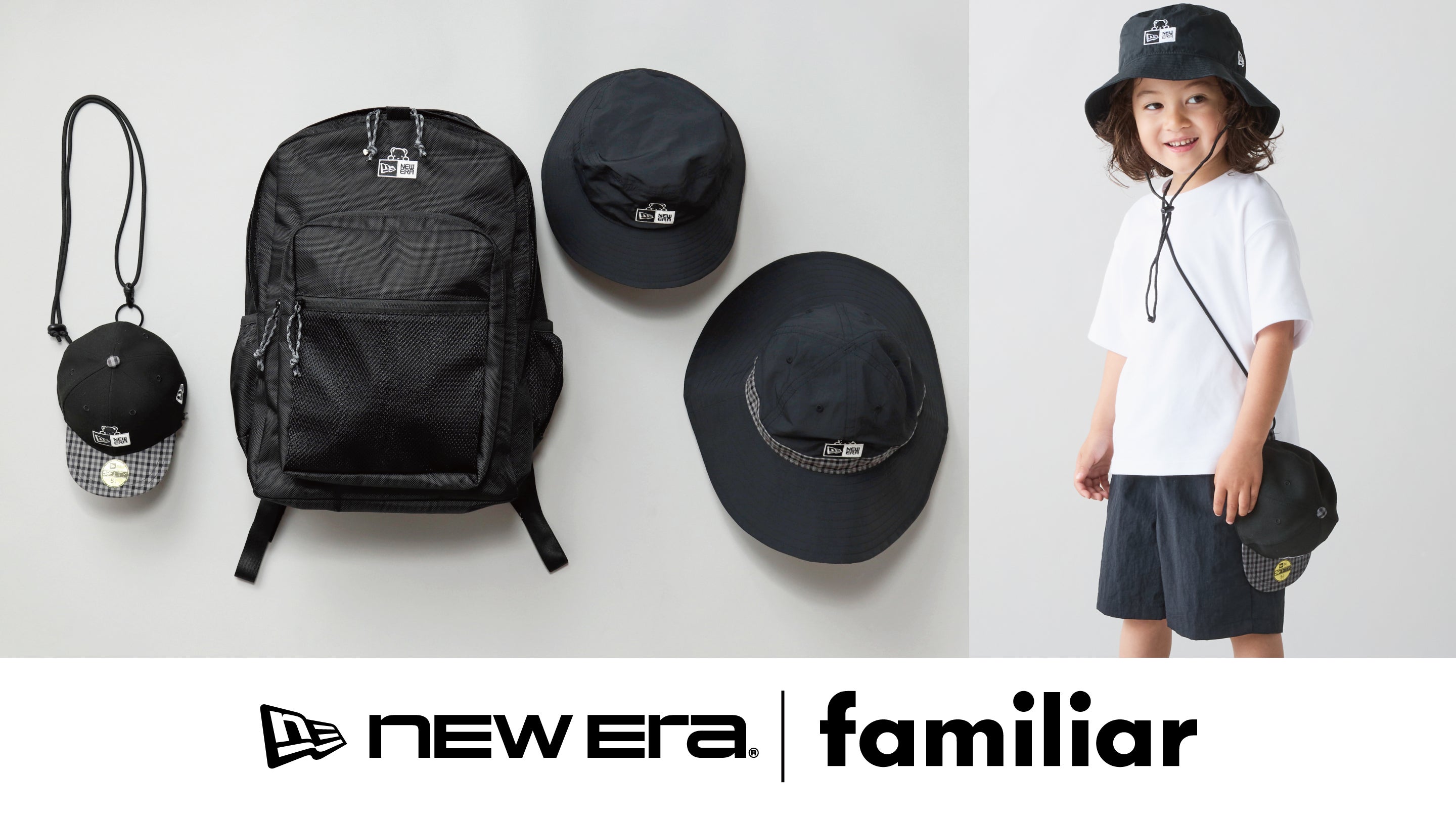 コラボレーションロゴが初登場！ NEW ERA®ロゴからお顔を出したクマ