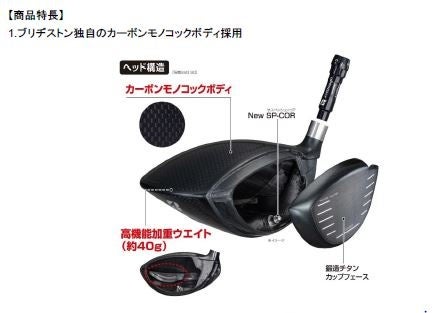 ゴルフクラブ『Bシリーズ B3 DRIVER』新発売 | ブリヂストン