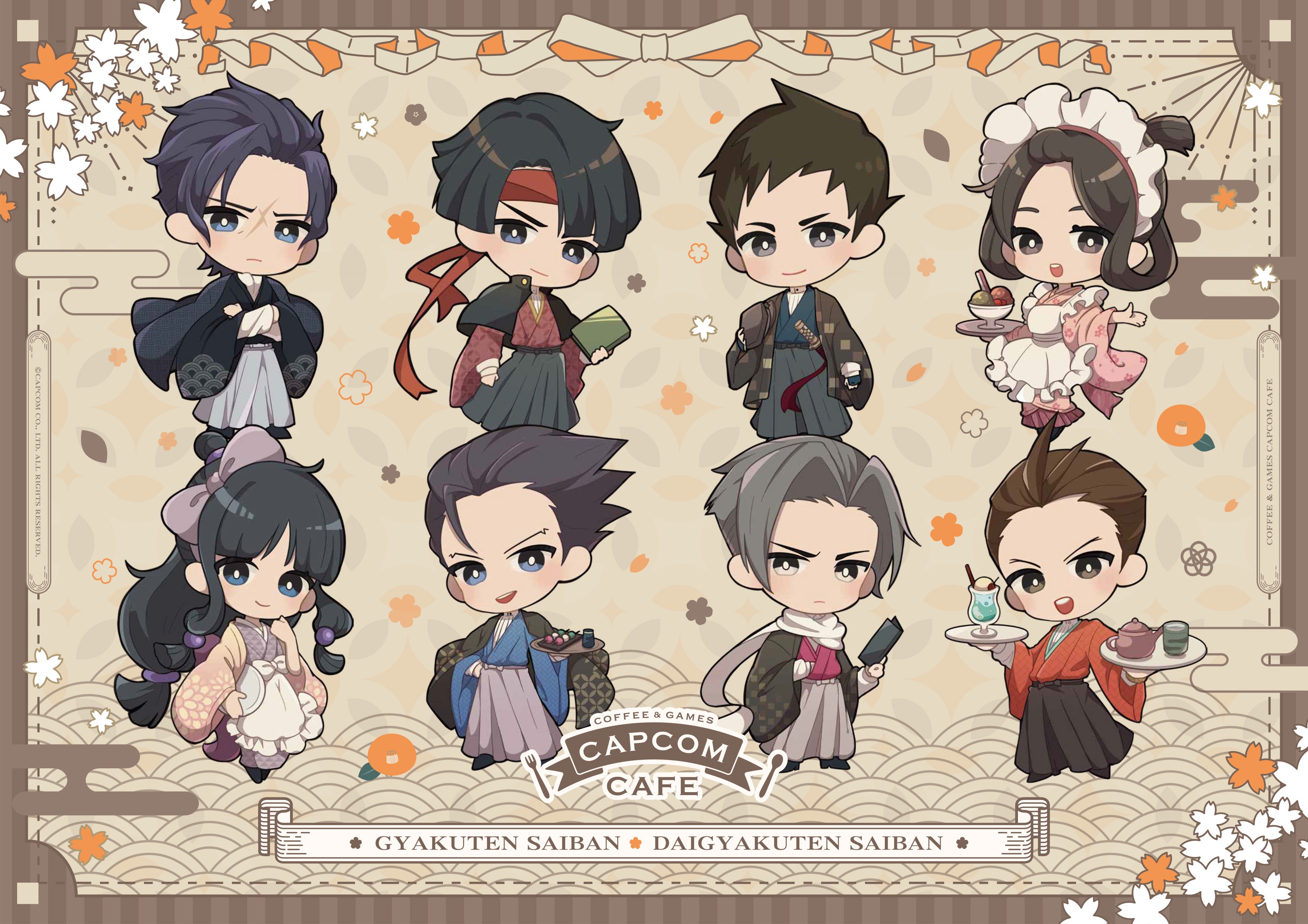 カプコンカフェ 梅田店 「逆転裁判」シリーズとのコラボを11月10日（金