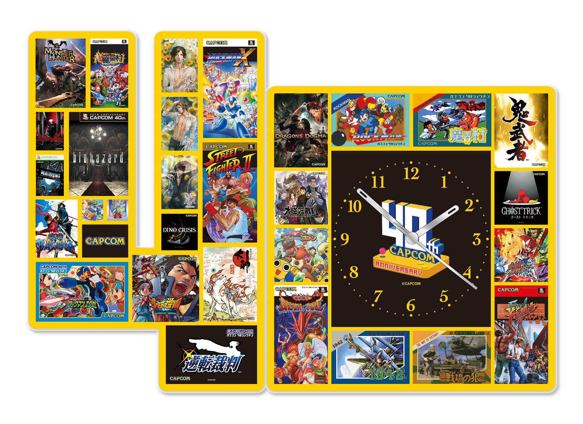 カプコンの歴史を彩った名作タイトルが大集合！ カプコン40周年を記念