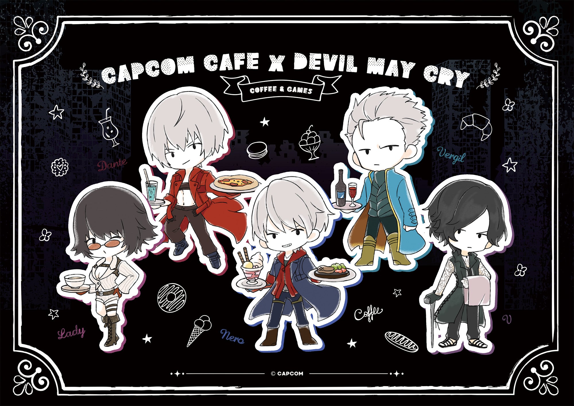 カプコンカフェ 池袋店＆梅田店 ダンテやネロたちが帰ってきた