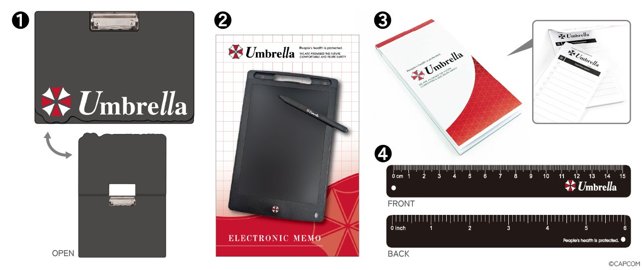 PS バイオハザード クリアファイル&チラシ 非売品 レア カプコン PS