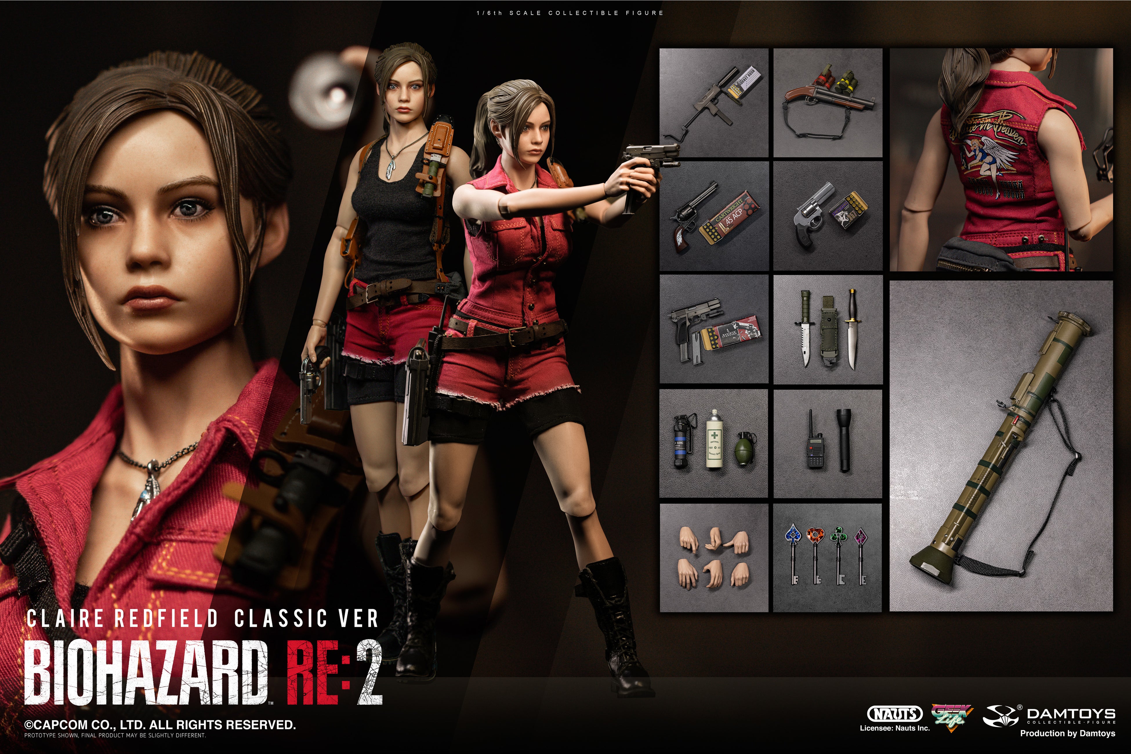 Nauts x DAMTOYS 『BIOHAZARD RE:2』1/6コレクティブルアクション