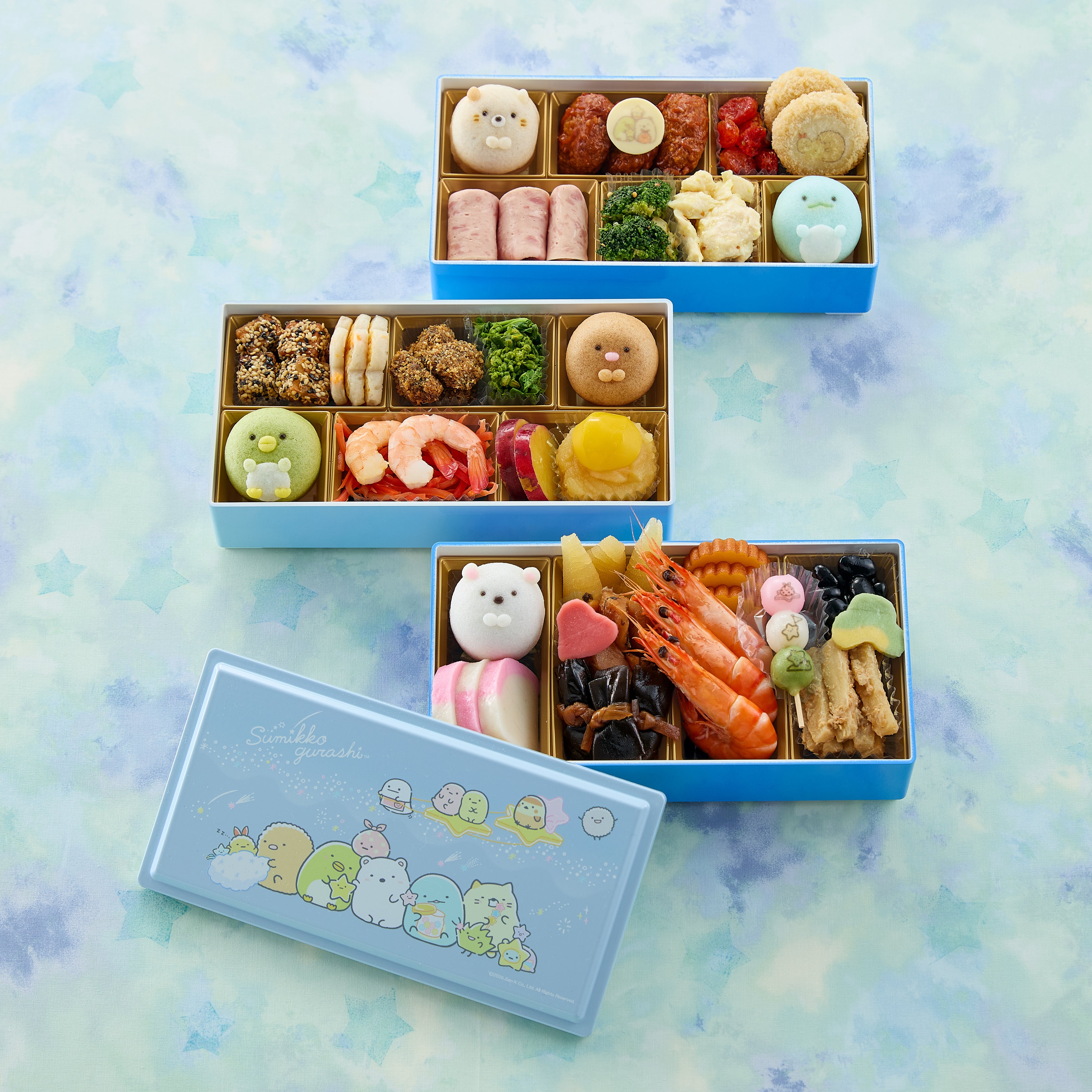 すみっコぐらし」のキャラクターおせちがベルメゾンネットで発売