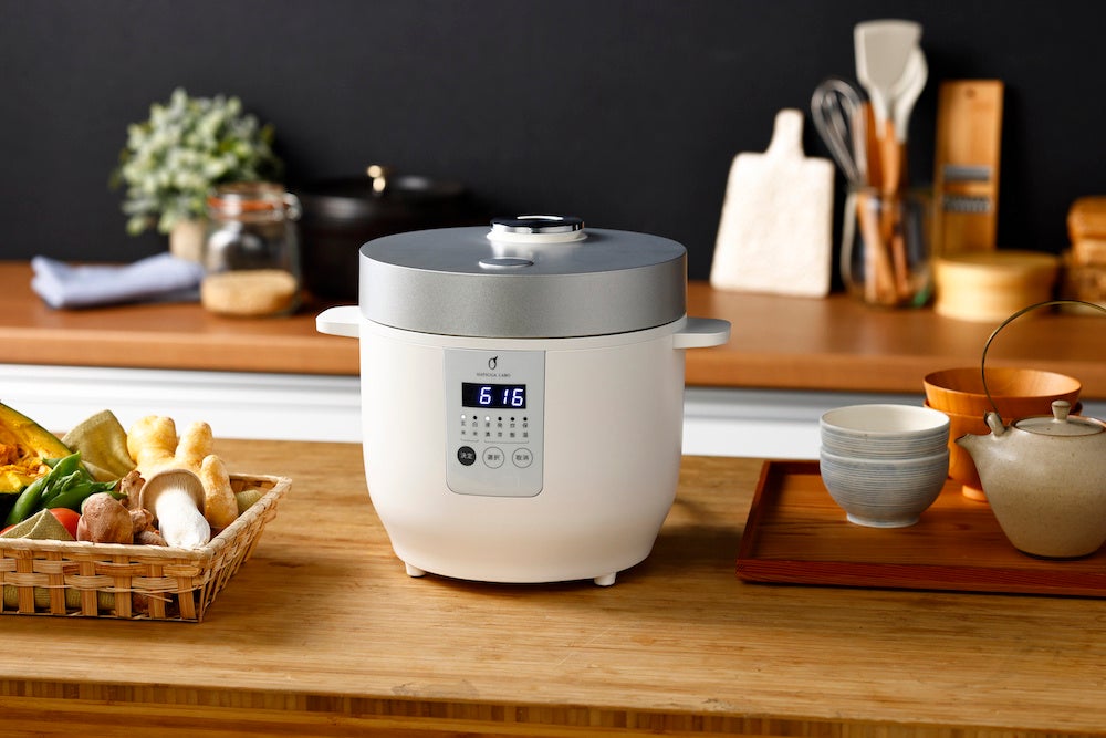 有機玄米のサブスクコースに発芽玄米炊飯器「HATSUGA LABO®」が無料