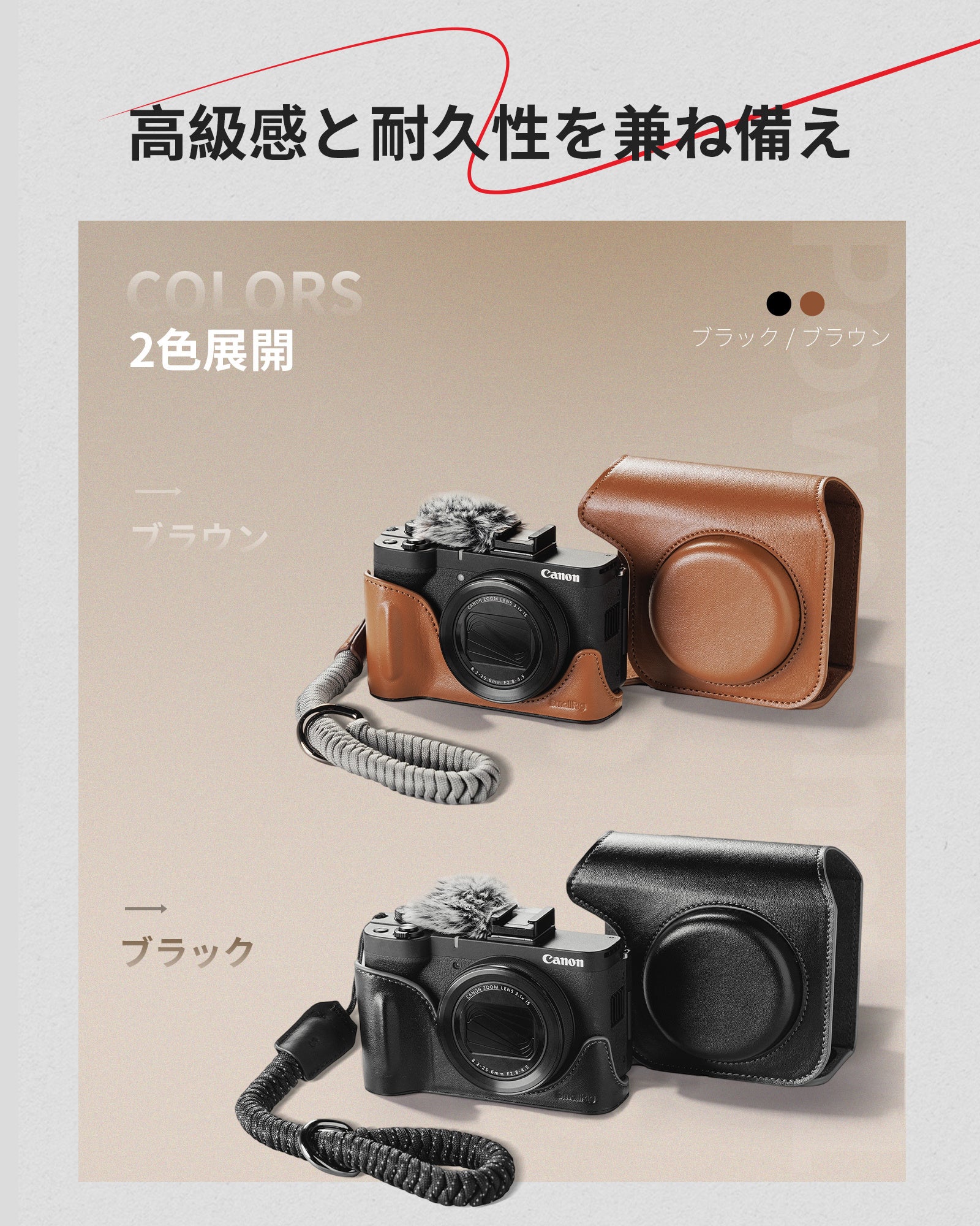 SmallRig新製品】 Canon PowerShot V1用レザーケースキットを発表