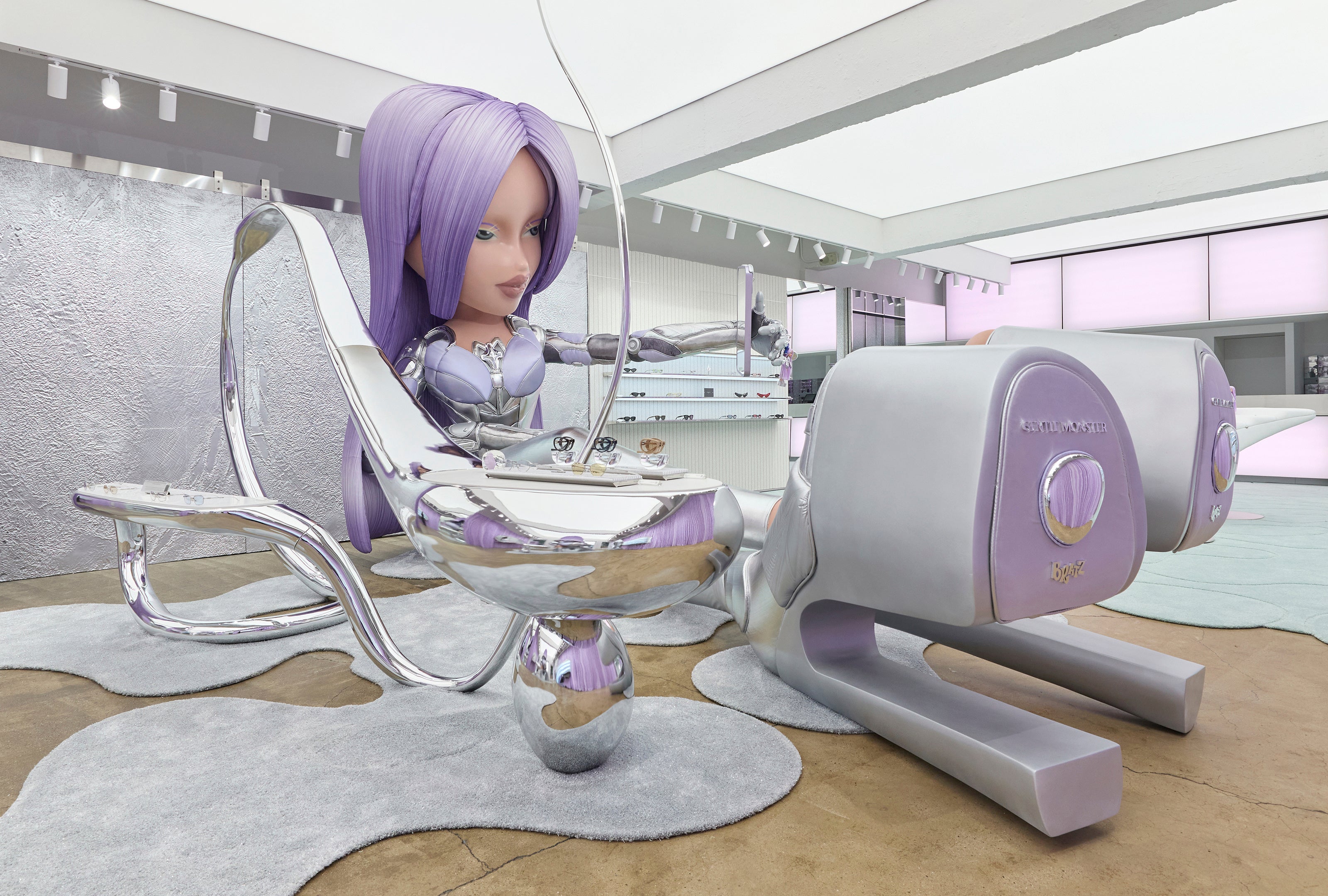 GENTLE MONSTER aespaのKARINAが2025 POCKET COLLECTIONのPOP UPに来場