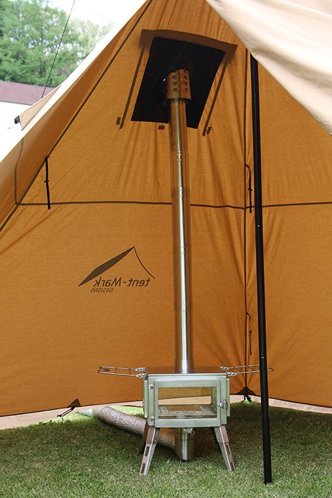 テンマクデザインより薪ストーブ用テント「サーカスTC＋ チムニー