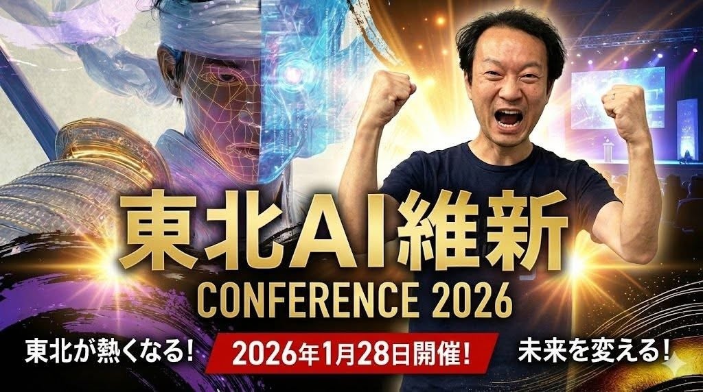MAKOTO Prime、東北最大級のAIカンファレンス「東北AI維新 CONFERENCE