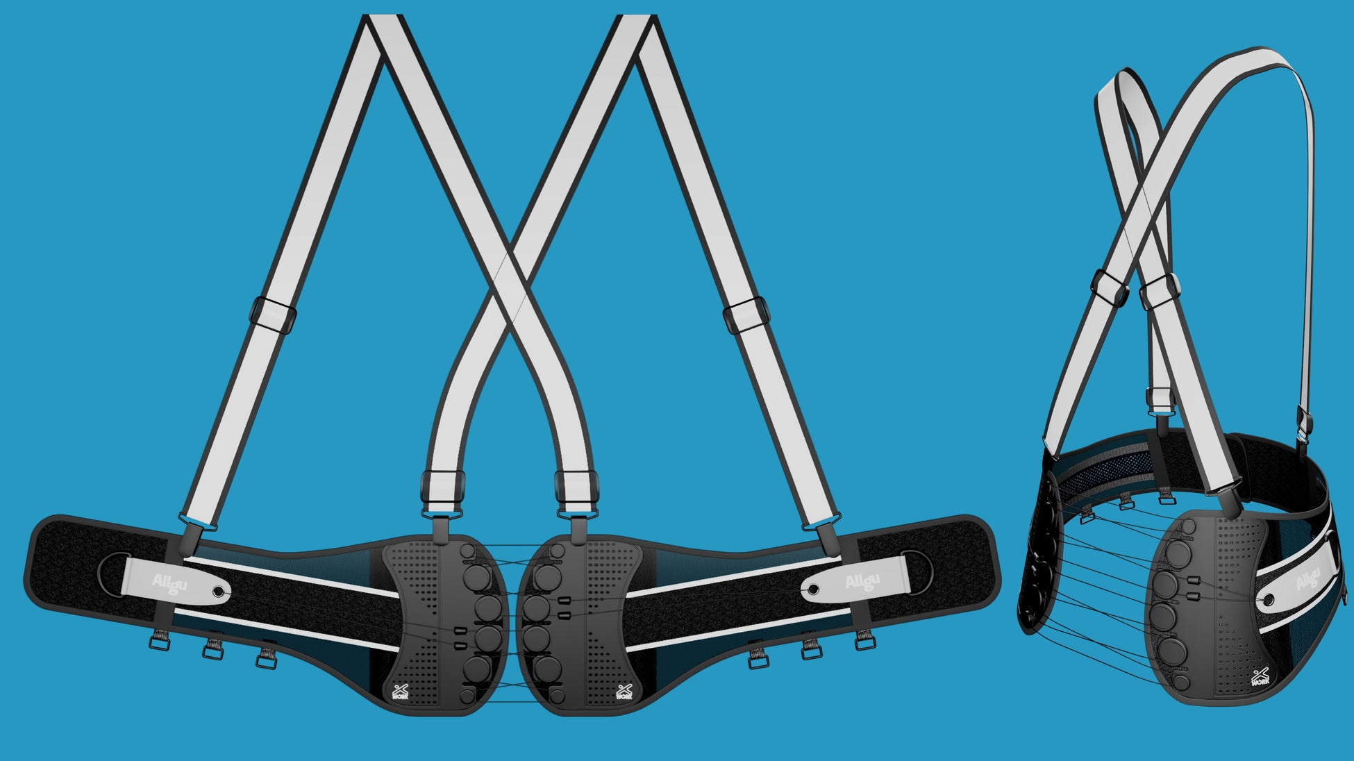 ON/OFF自由自在！骨盤ベルトへの不満を一気に解消！ ワーカーの使用に