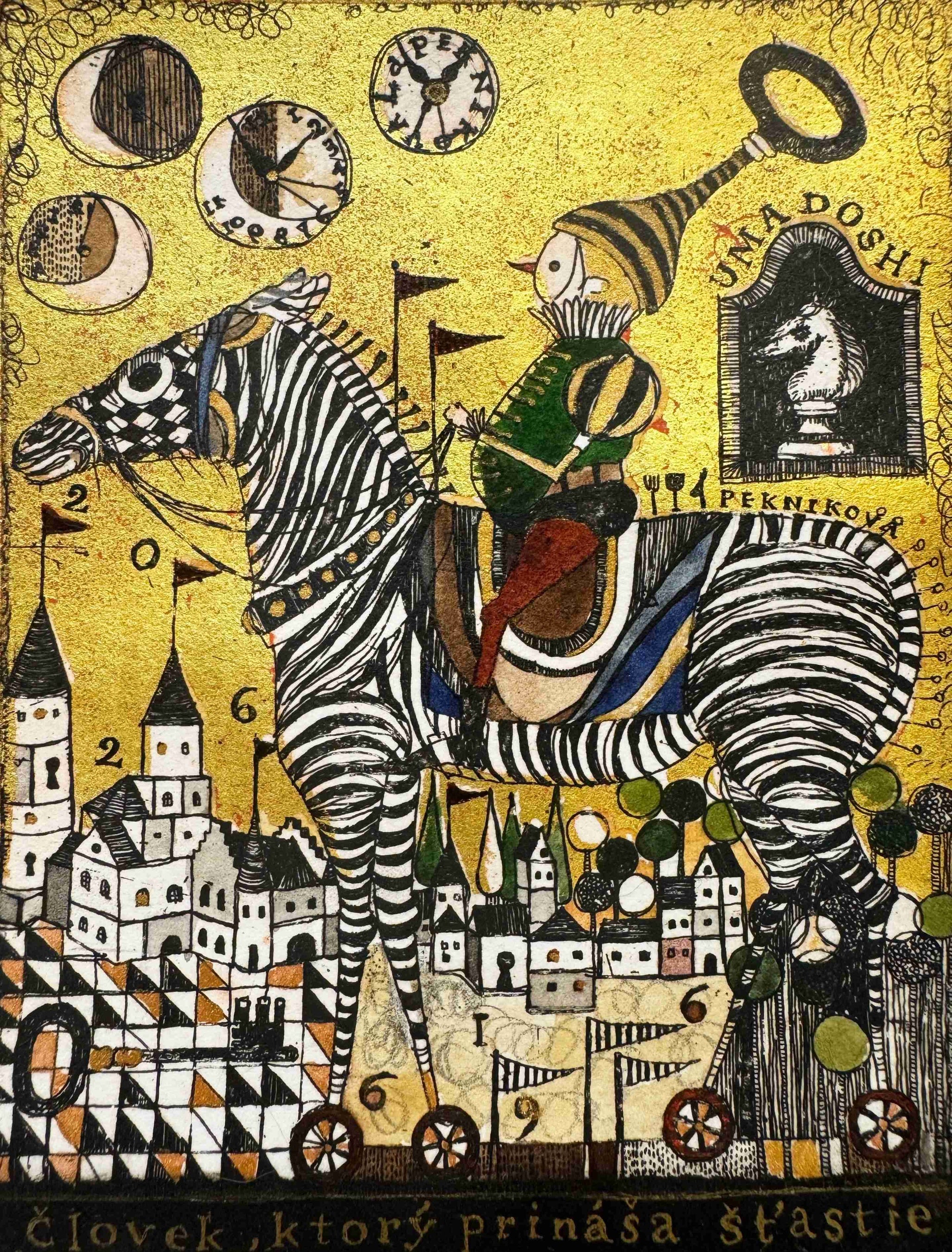 阪神梅田本店】金箔と銅版画、手彩色で表現される幻想的な”時間旅行