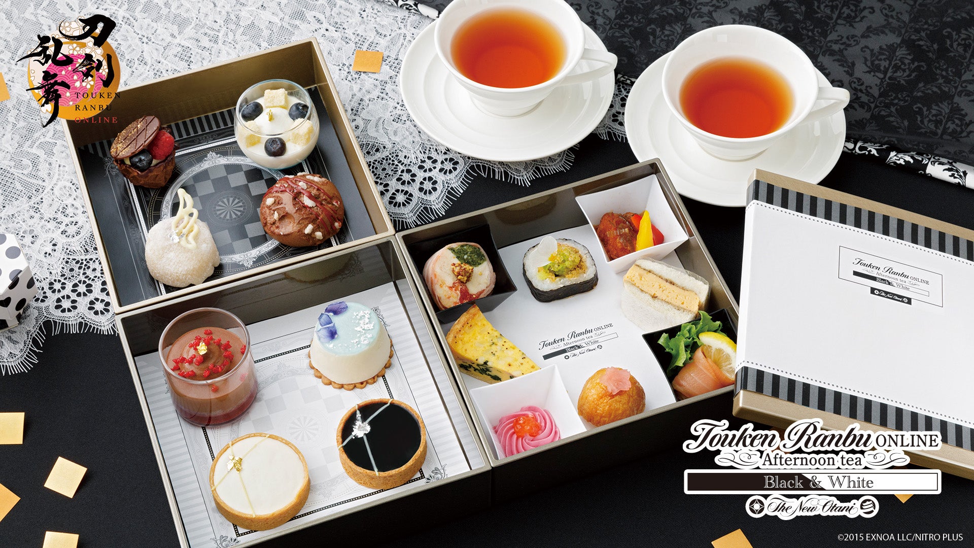 刀剣乱舞の世界に没入する「刀剣乱舞ONLINE」アフタヌーンティーが新