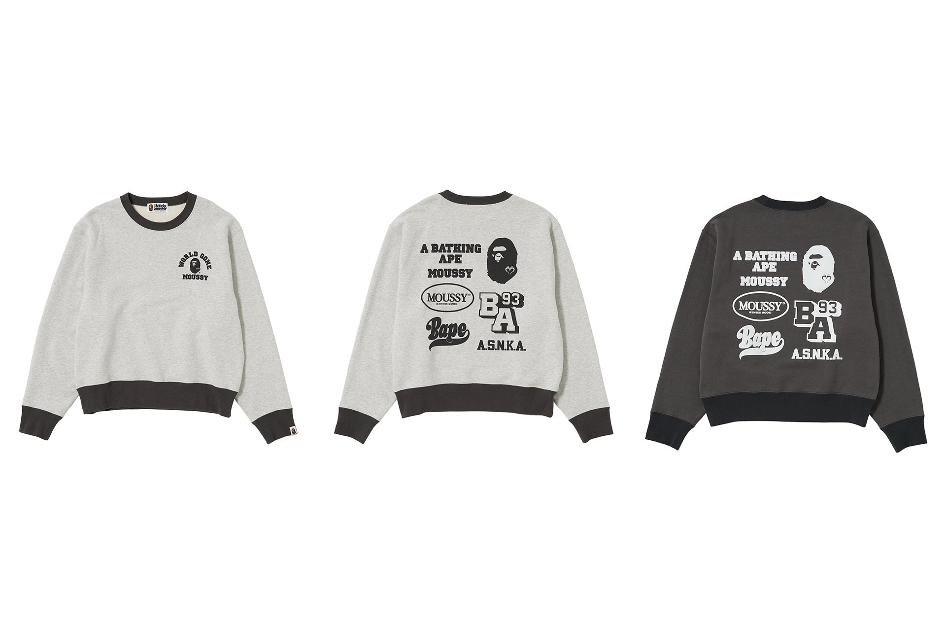 MOUSSY（マウジー）A BATHING APE®︎（ア ベイシング エイプ®︎ ）との