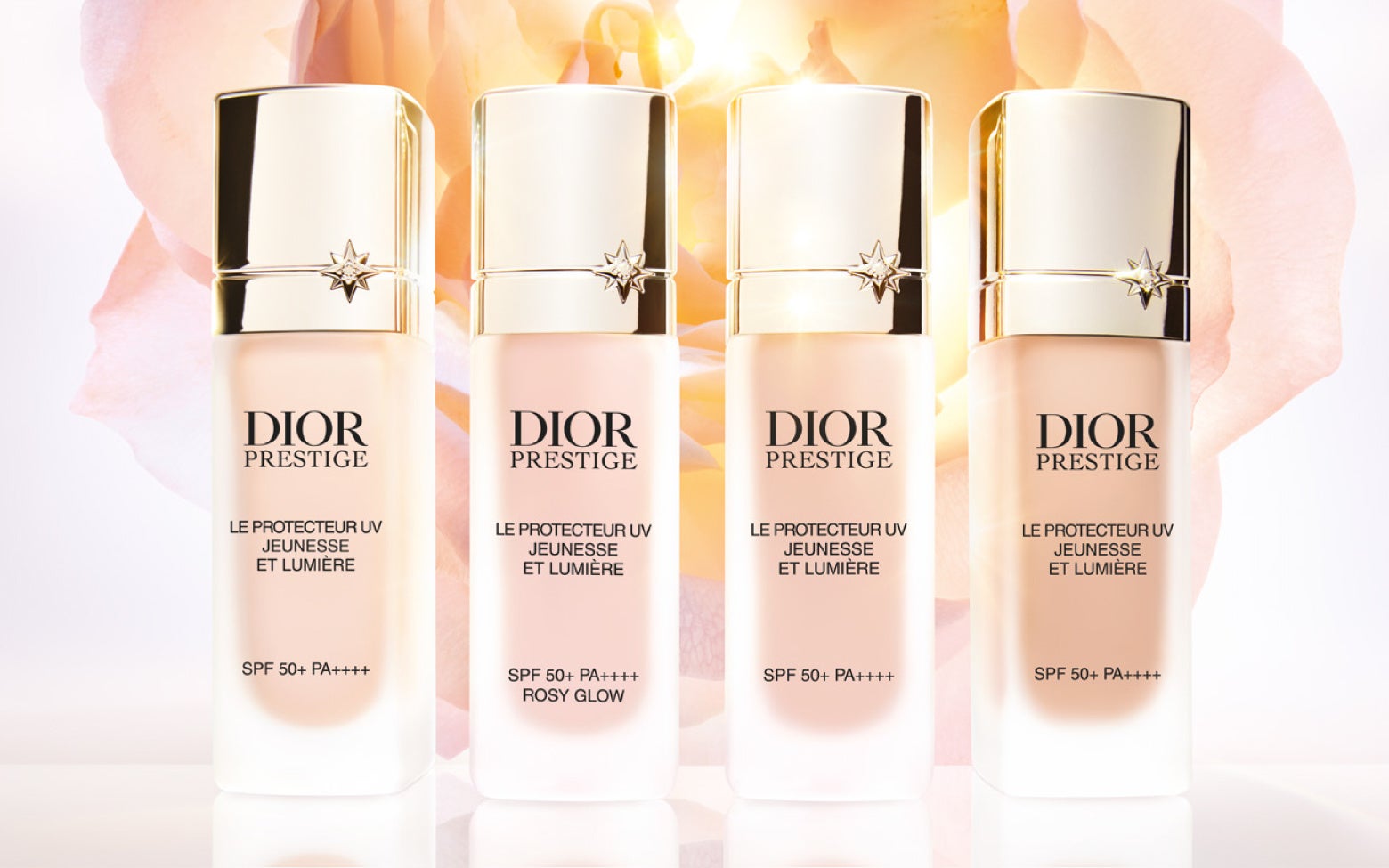 ローズ色の艶で、洗練の明るさへ。高機能美容液UV下地から美しいトーン