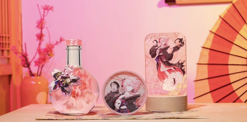 ホロライブプロダクション 「MoriZakura もり桜・一輪花」お酒と関連