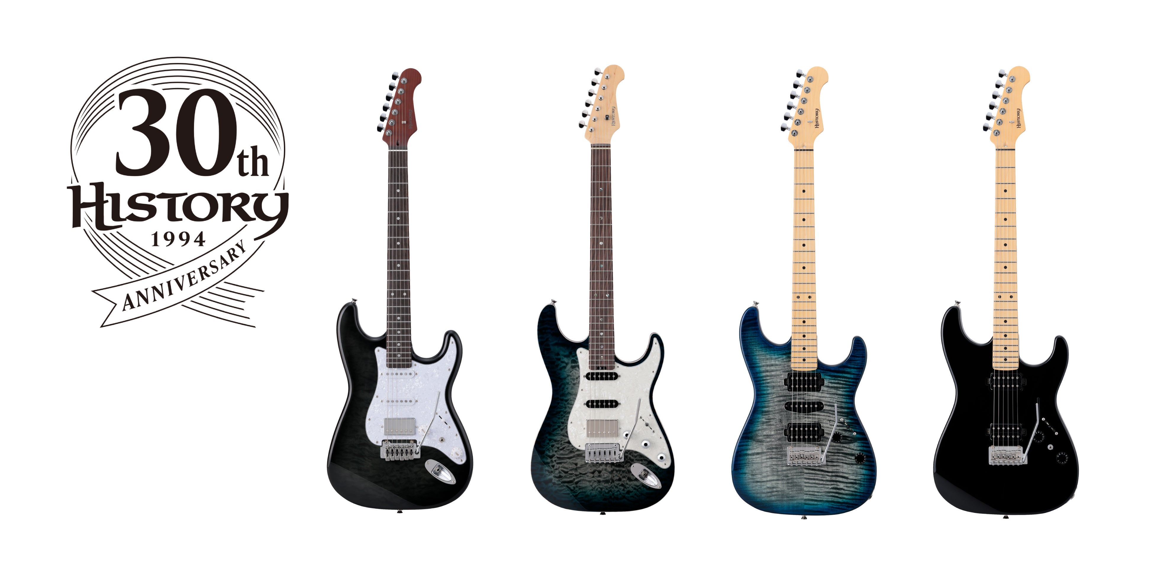 誕生30周年を迎えたギター・ベースブランド『HISTORY』から