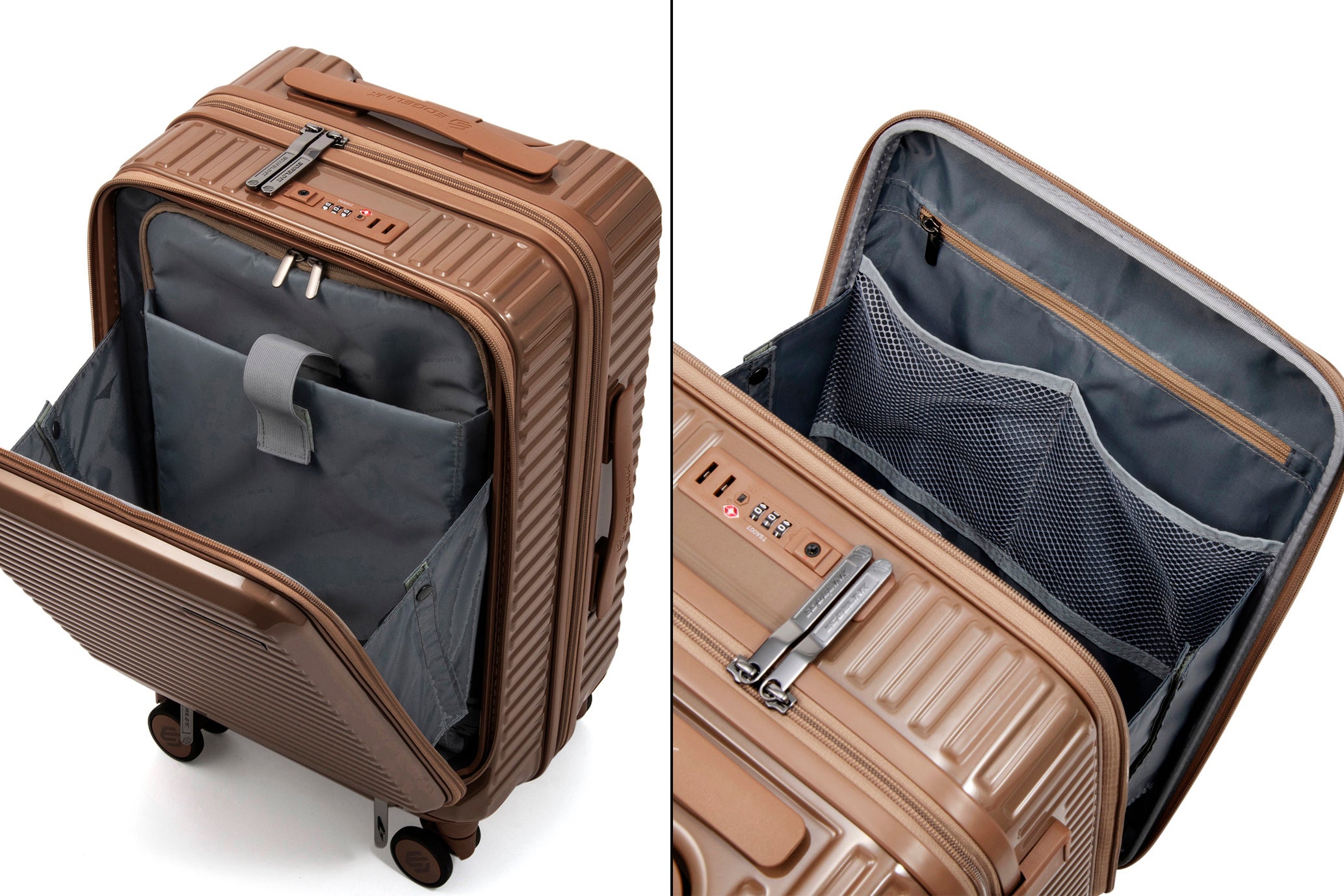 EDGELINKの人気スーツケース「クルーズボックス」から光沢感が際立つ