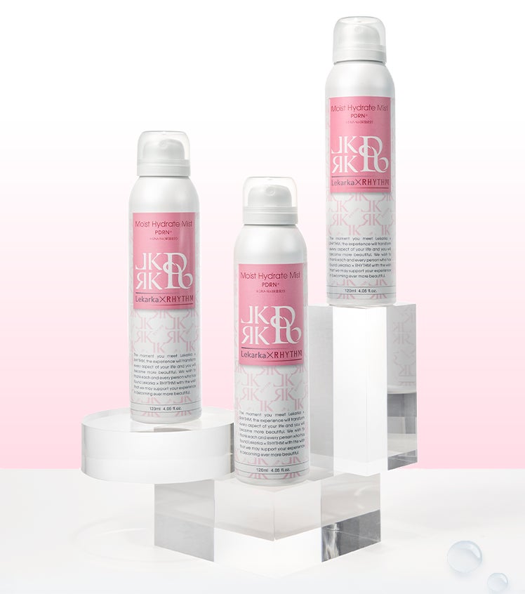 Lekarka ✕ RHYTHM 初のコラボレーションを実現。モイストハイドレート