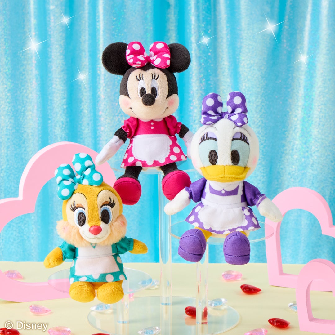 ミニーマウス、デイジーダック、クラリスが頑張るあなたを応援