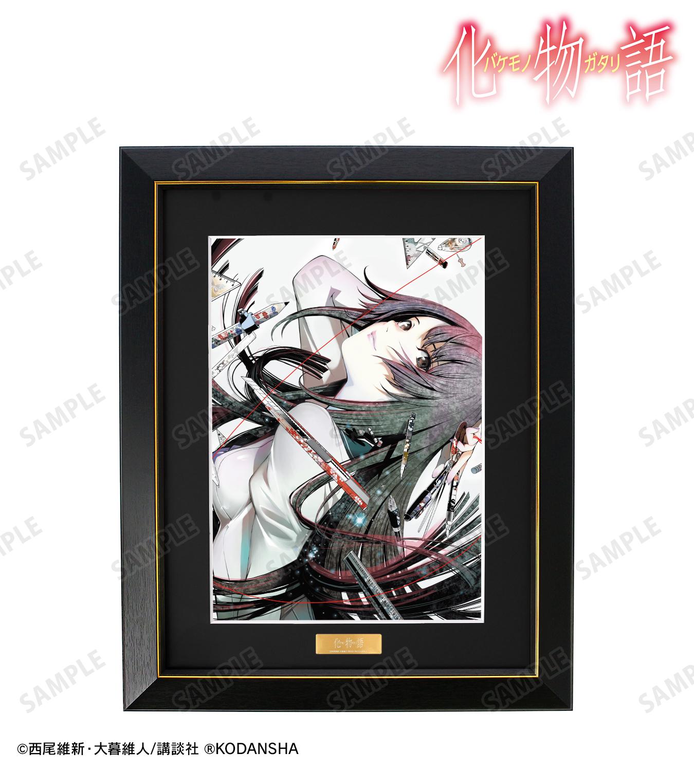 漫画『化物語』のキャラファイングラフ、ダブルアクリルパネル、1