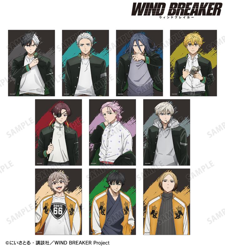 TVアニメ『WIND BREAKER』のトレーディング缶バッジ、トレーディング