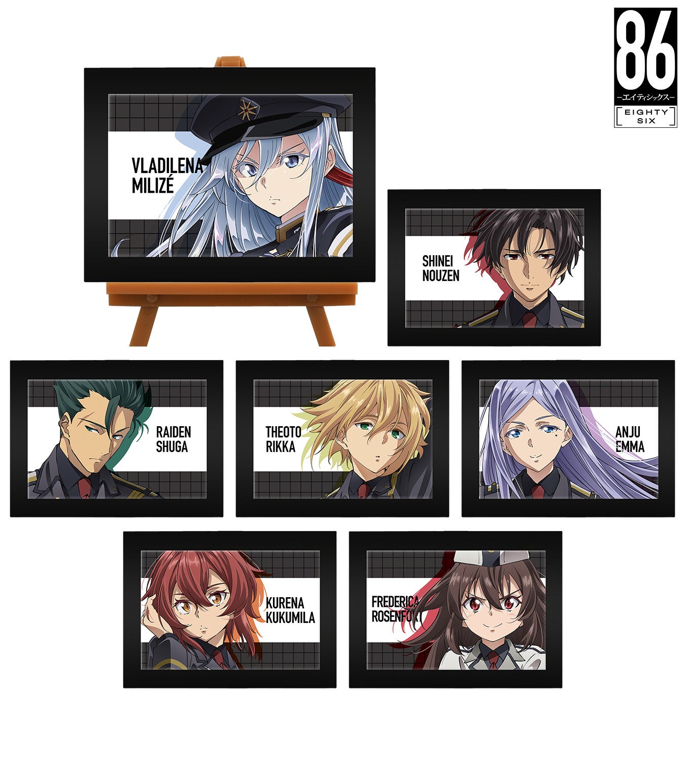 TVアニメ「86―エイティシックス―」のトレーディングミニアート
