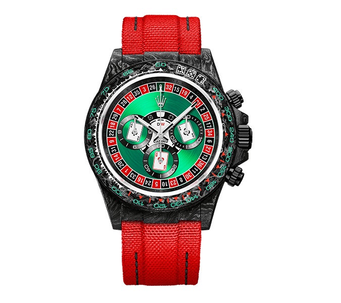 カスタム時計メーカー「DIW」から、カジノの魅力を映した「Lucky