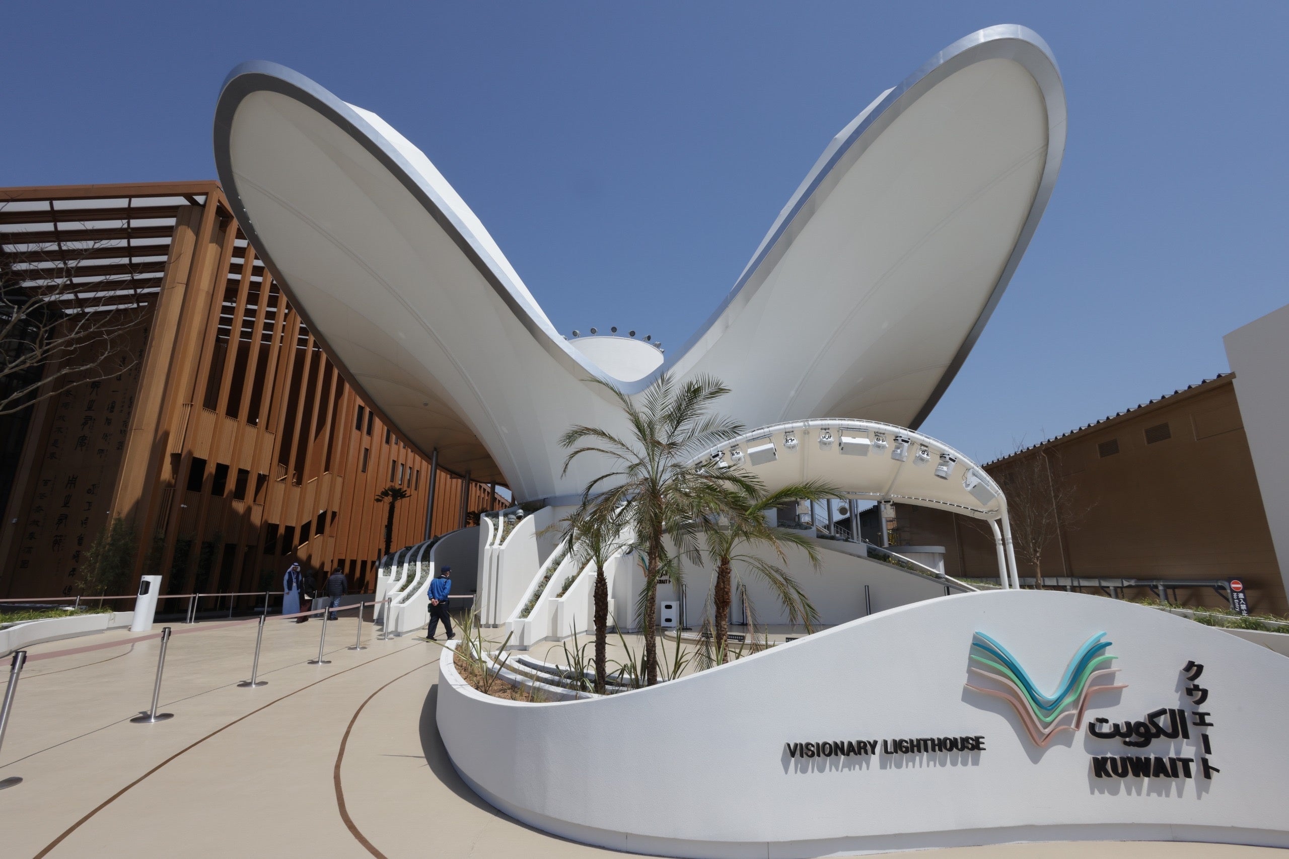 クウェート国パビリオン、開館！「先見の明かり」をテーマに革新的な