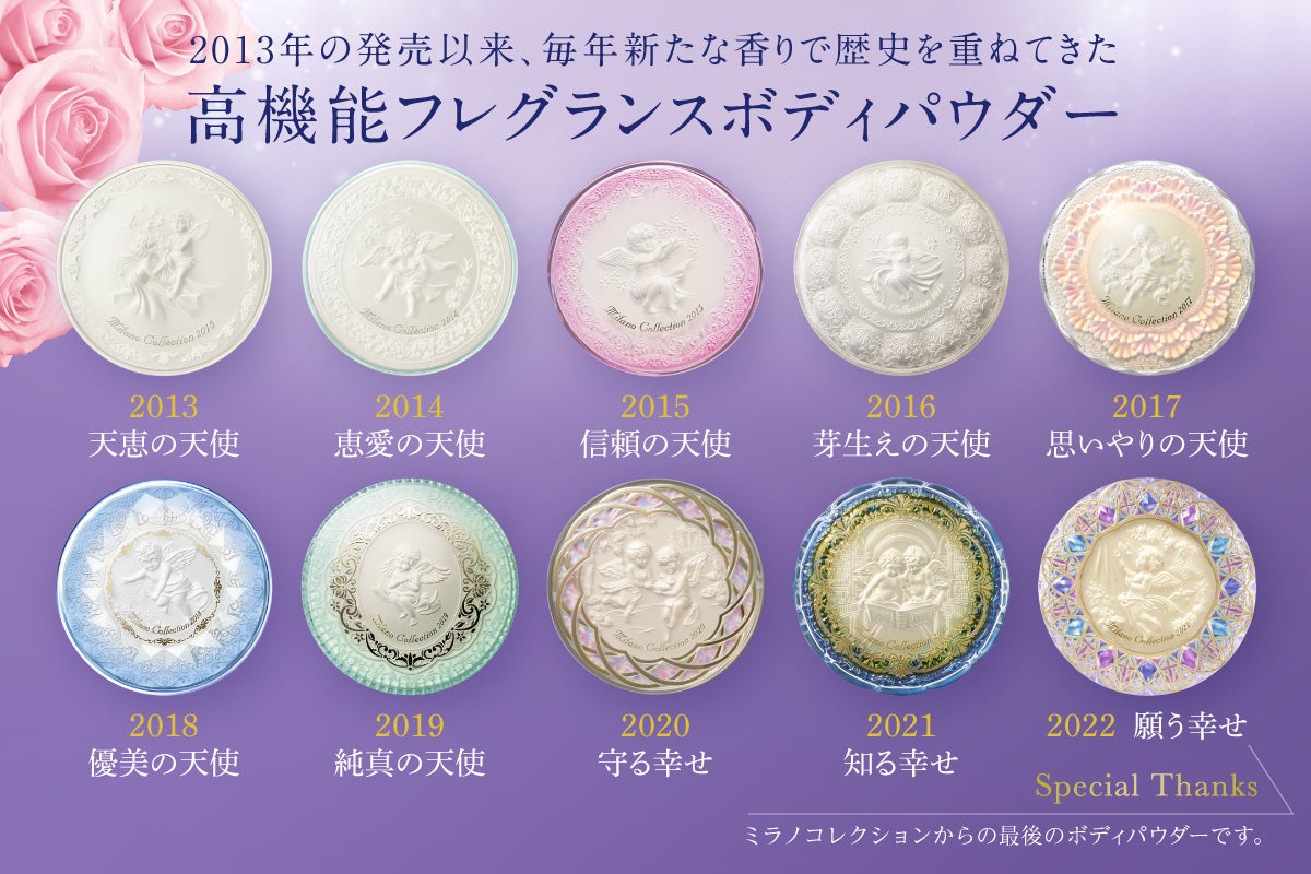 ミラノコレクションから最後のボディパウダー発売「ミラノコレクション