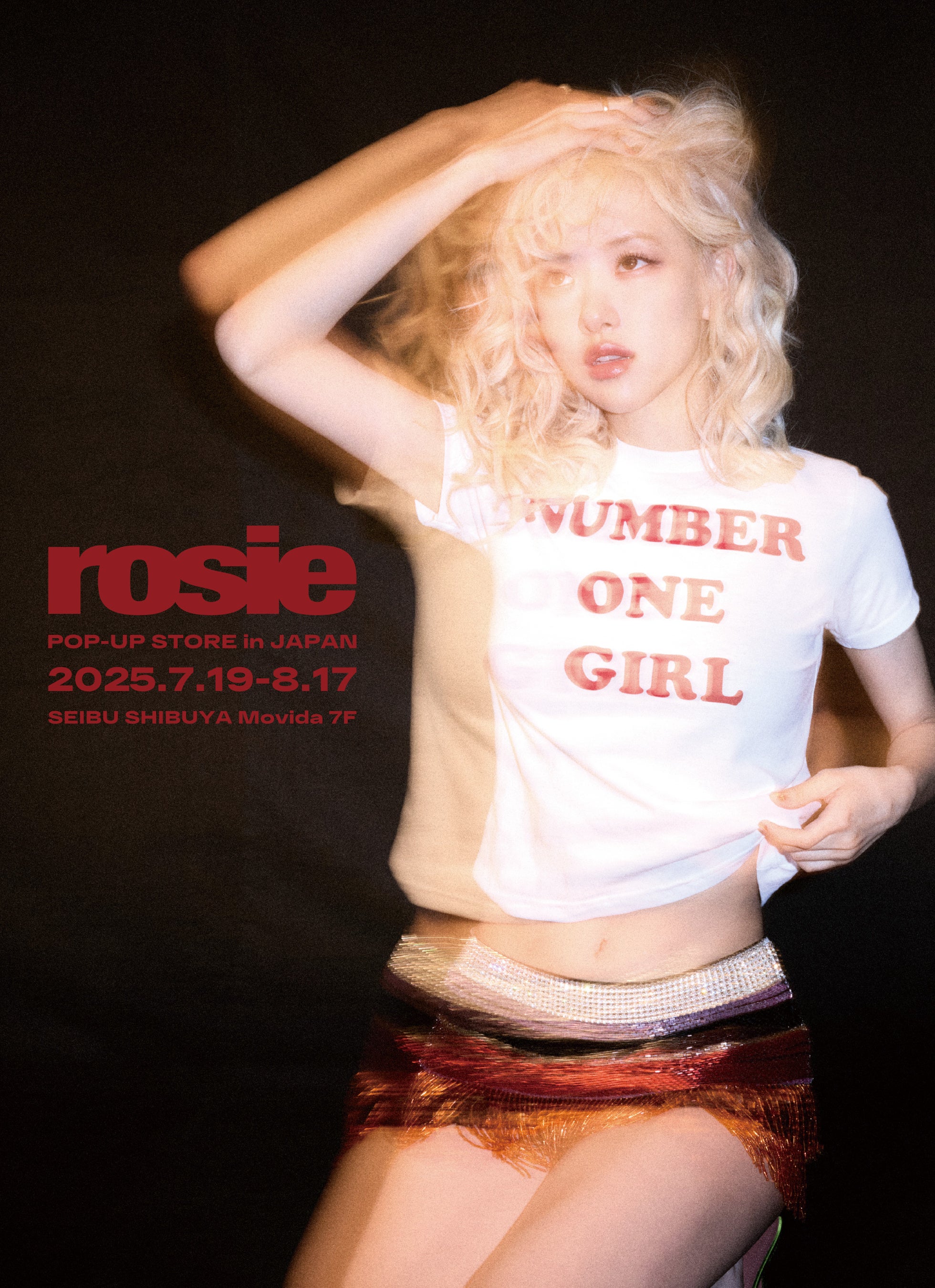 BLACKPINK ロゼ】7月19日から渋谷モヴィーダでrosie POP-UP STORE期間