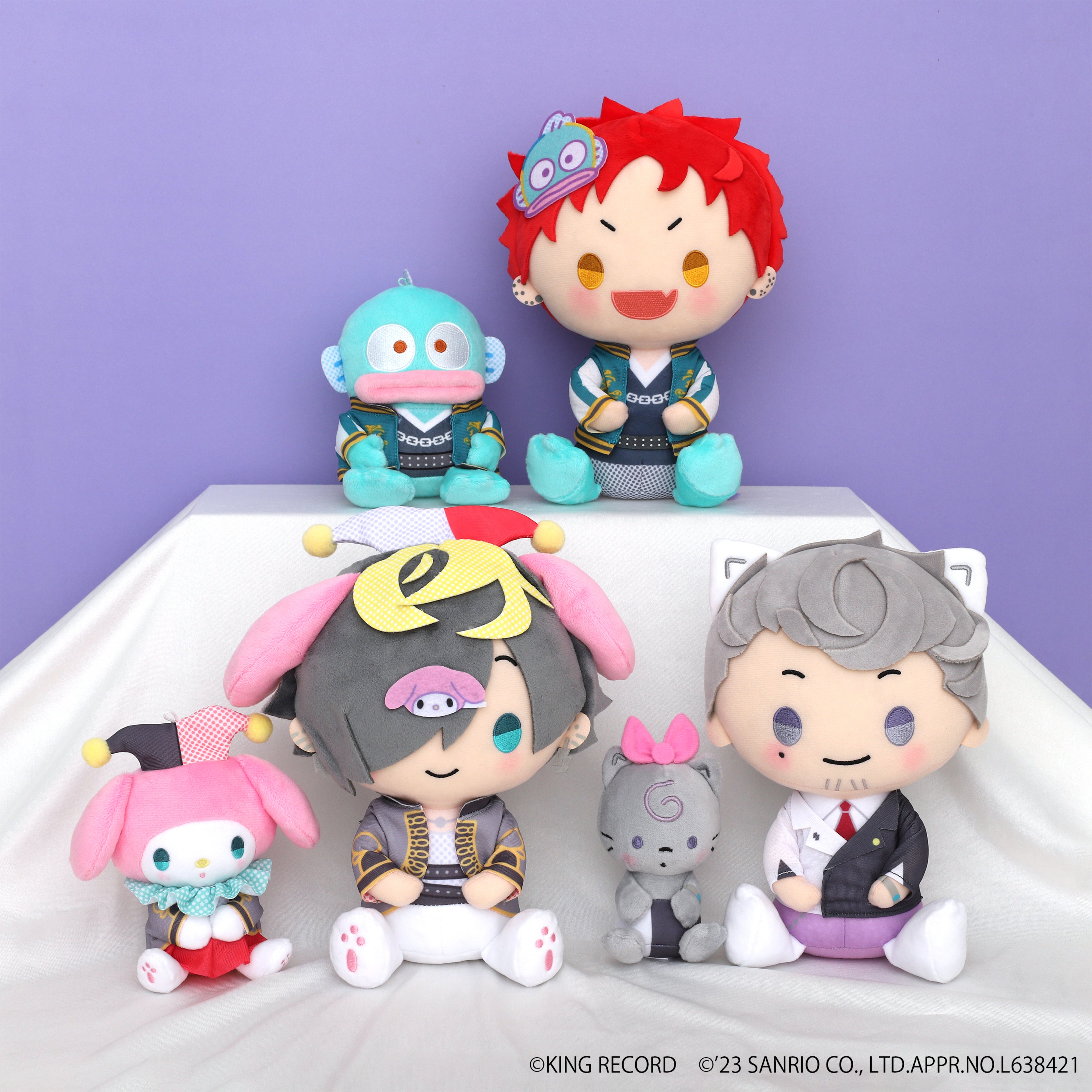 ヒプノシスマイク SANRIO NAKAYOKU EDIT』のぬいぐるみセット第2弾が