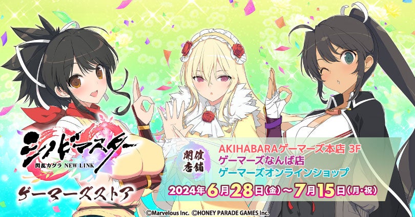 シノビマスター 閃乱カグラ NEW LINK ゲーマーズストア を2024年6月28