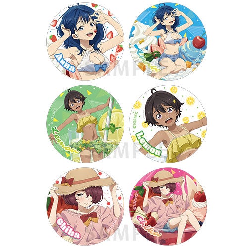 マケイン 缶バッジ Anisugar プリン特典 サマースイーツ 八奈見杏菜