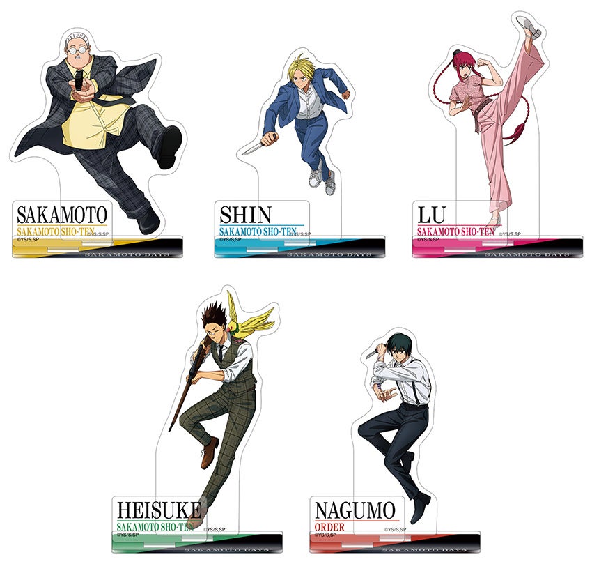 TVアニメ『SAKAMOTO DAYS』より、坂本やシンの描き下ろしイラストを